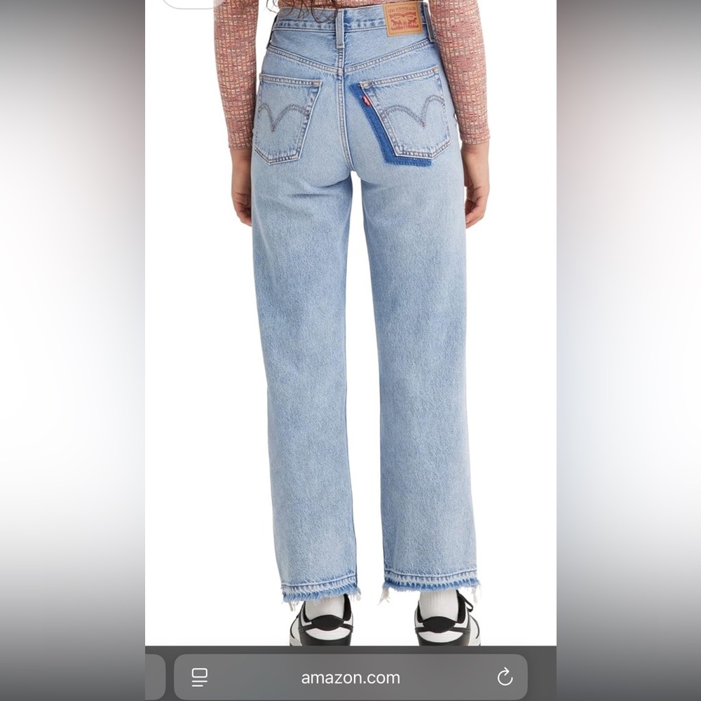 Levi's Blue Straight Leg Jeans Classic Denim